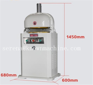 Uniform block dough ball divider and rounder machine